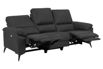 Ranas 3-seters Sofa Elektrisk - Grå/Svart - Møbler - Sofaer - 3 seter sofa