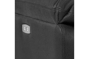 Ranas 3-seters Sofa Elektrisk - Grå/Svart - Møbler - Sofaer - 3 seter sofa