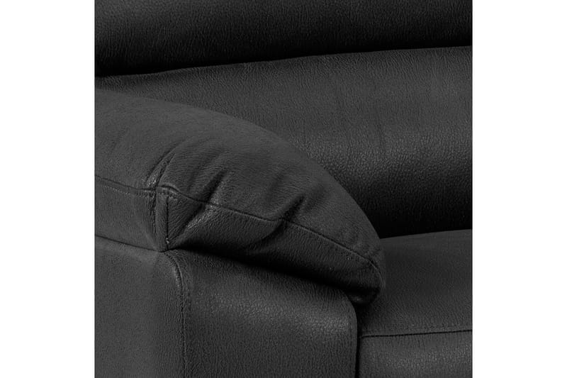 Ranas 3-seters Sofa Elektrisk - Grå/Svart - Møbler - Sofaer - 3 seter sofa