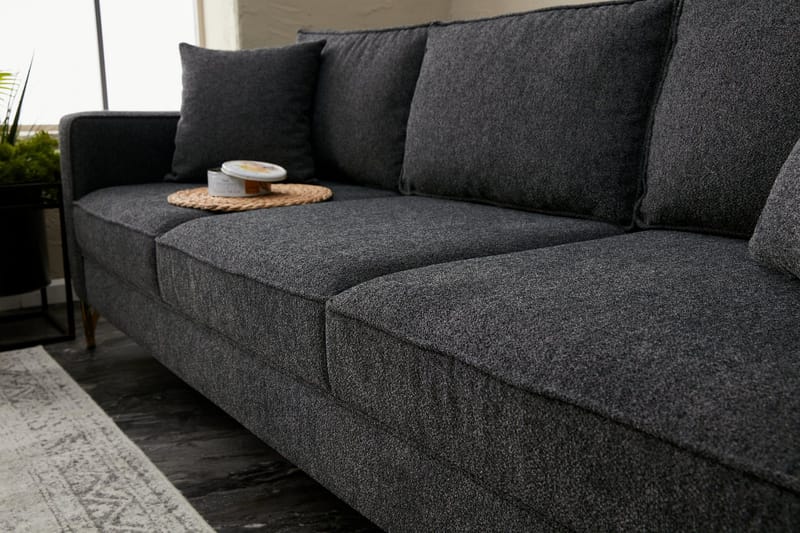 Retzow Sofa 3-seter - Antrasitt - Møbler - Sofaer - 3 seter sofa