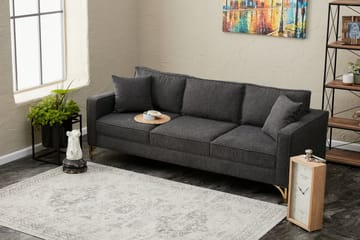Retzow Sofa 3-seter - Antrasitt - Møbler - Sofaer - 3 seter sofa