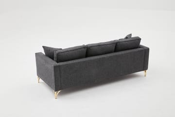 Retzow Sofa 3-seter - Antrasitt - Møbler - Sofaer - 3 seter sofa