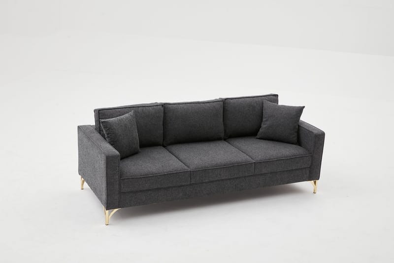 Retzow Sofa 3-seter - Antrasitt - Møbler - Sofaer - 3 seter sofa