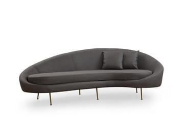 Revelstoke Buet Sofa 3-seter - Mørkegrå - Møbler - Sofaer - 3 seter sofa