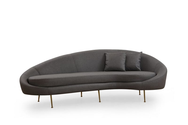 Revelstoke Buet Sofa 3-seter, Mørkegrå