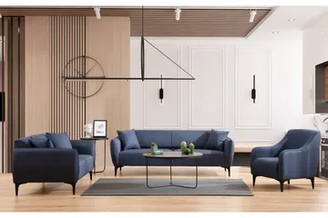 Rossland Sofa 3-seters - Blå - Møbler - Sofaer - 3 seter sofa