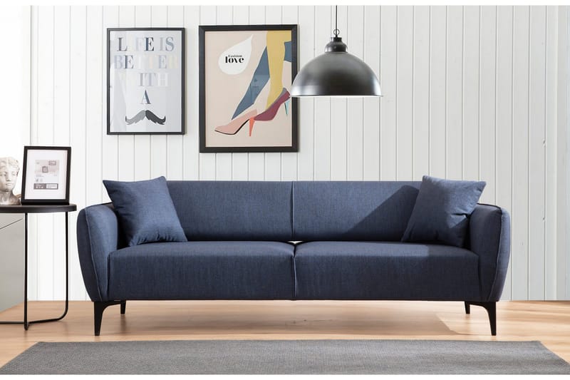 Rossland Sofa 3-seters, Blå