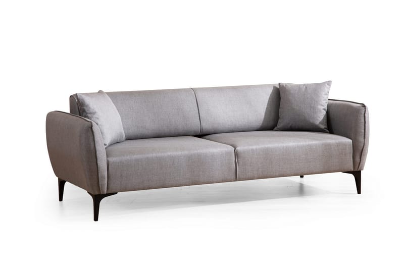 Rossland Sofa 3-seters - Grå - Møbler - Sofaer - 3 seter sofa
