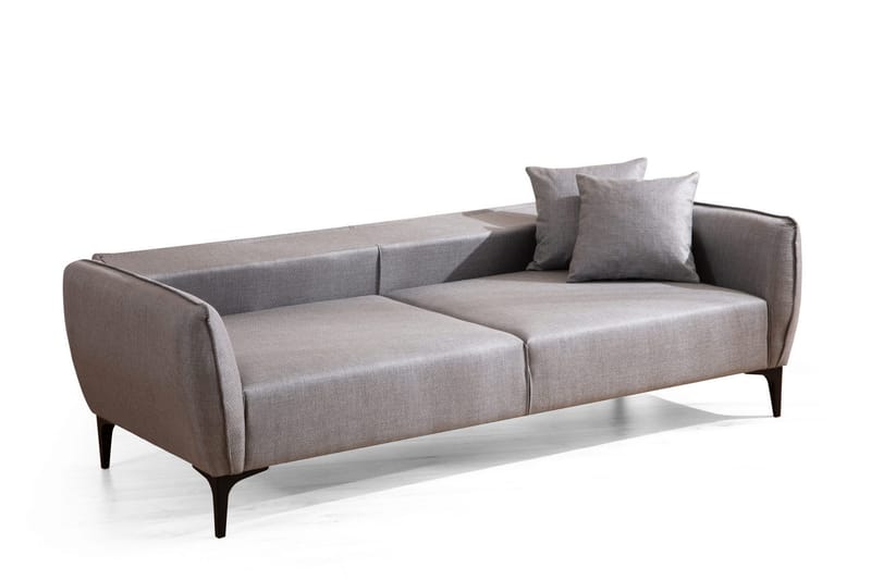 Rossland Sofa 3-seters - Grå - Møbler - Sofaer - 3 seter sofa