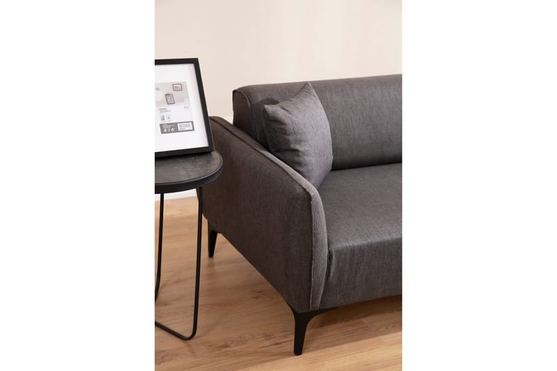 Rossland Sofa 3-seters - Mørkegrå - Møbler - Sofaer - 3 seter sofa