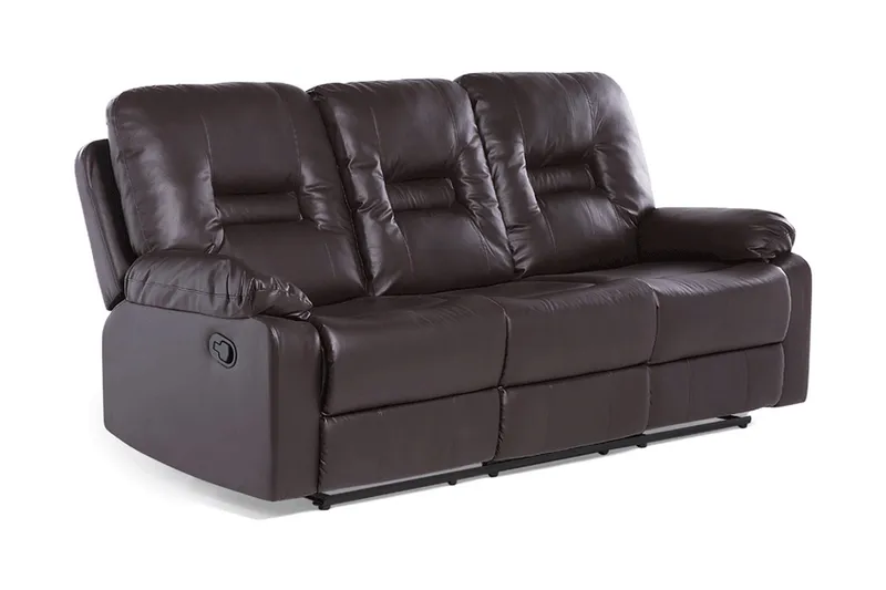 Rovik Sofa 3-seter - Brun - Møbler - Sofaer - Reclinersofaer - 3 seters kinosofa & reclinersofa