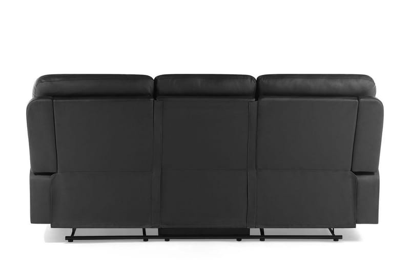 Rovik Sofa 3-seter - Svart - Møbler - Sofaer - Reclinersofaer - 3 seters kinosofa & reclinersofa
