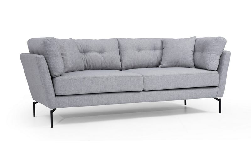 Schirra 3-Seter Sofa - Grå - Møbler - Sofaer - 3 seter sofa