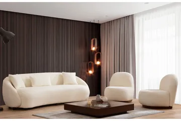 Scone Sofa 3-seters - Beige|Bouclé - Møbler - Sofaer - 3 seter sofa