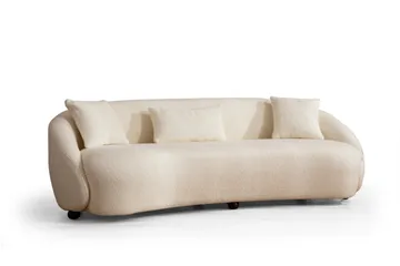 Scone Sofa 3-seters - Beige|Bouclé - Møbler - Sofaer - 3 seter sofa
