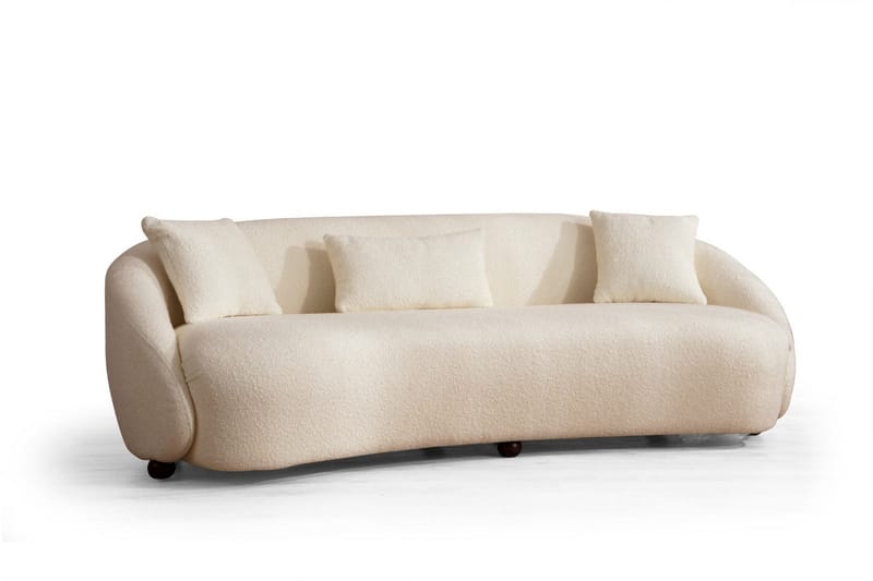 Scone Sofa 3-seters - Beige|Bouclé - Møbler - Sofaer - 3 seter sofa