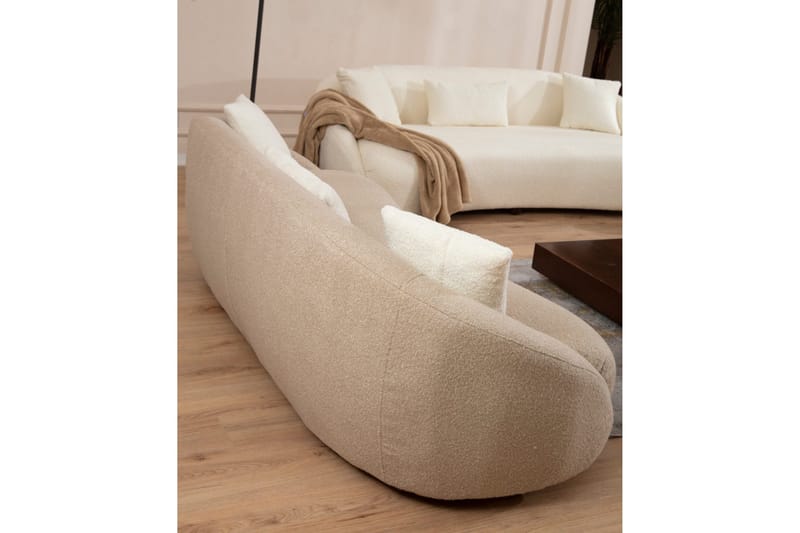 Scone Sofa 3-seters - Brun|Bouclé - Møbler - Sofaer - 3 seter sofa