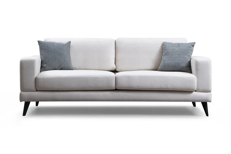 Selder 3-seters Sofa, Beige/Svart