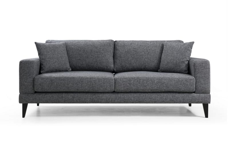 Selder Utrekkbar Dyp Sovesofa i Stoff, Grå