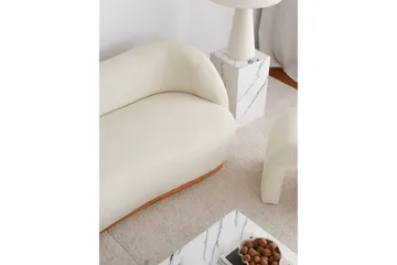 Slon Sofa 3-seter - Hvit - Møbler - Sofaer - 3 seter sofa