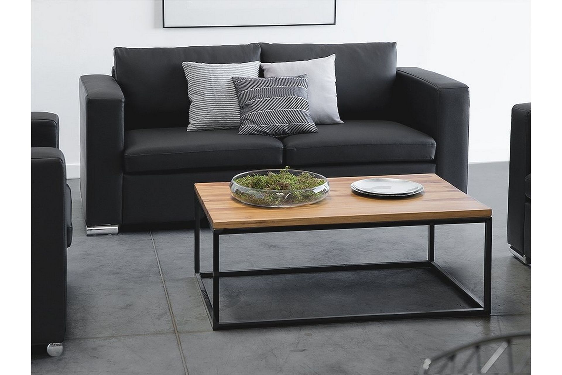 Sofa 3-seter Helsinki - Svart - Møbler - Sofaer - 3 seter sofa