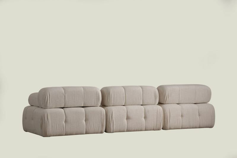 Sofa 3-seters Belgin - Lysebeige - 3 seter sofa