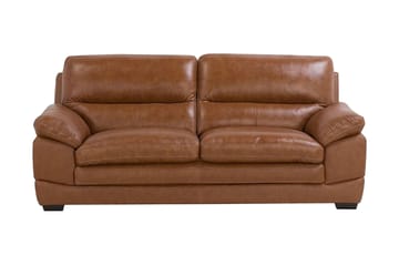 Sofa 3-seters Horten - Brun - Møbler - Sofaer - 3 seter sofa