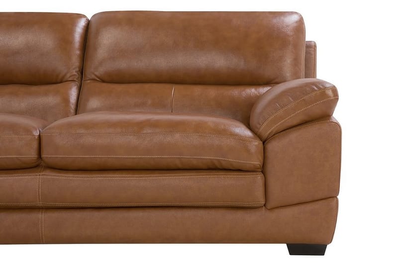 Sofa 3-seters Horten - Brun - Møbler - Sofaer - 3 seter sofa