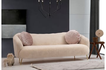 Sofa 3-seters Moe - Beige - Møbler - Sofaer - 3 seter sofa