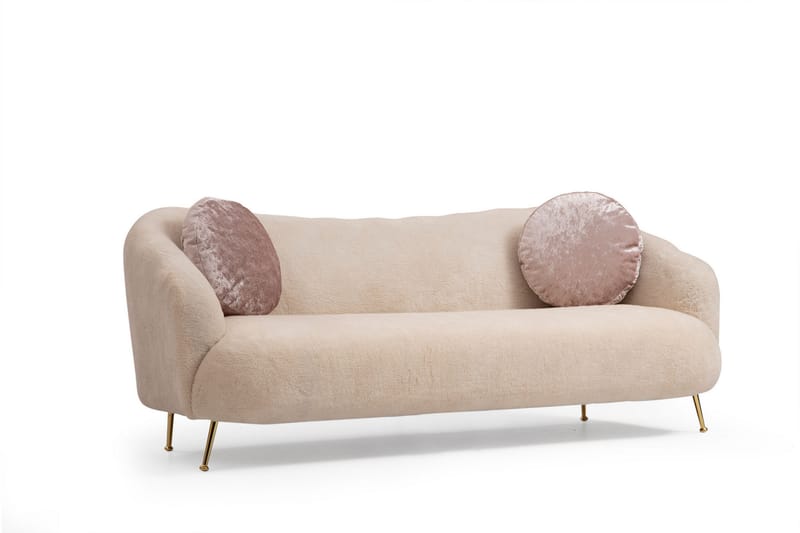Sofa 3-seters Moe - Beige - Møbler - Sofaer - 3 seter sofa