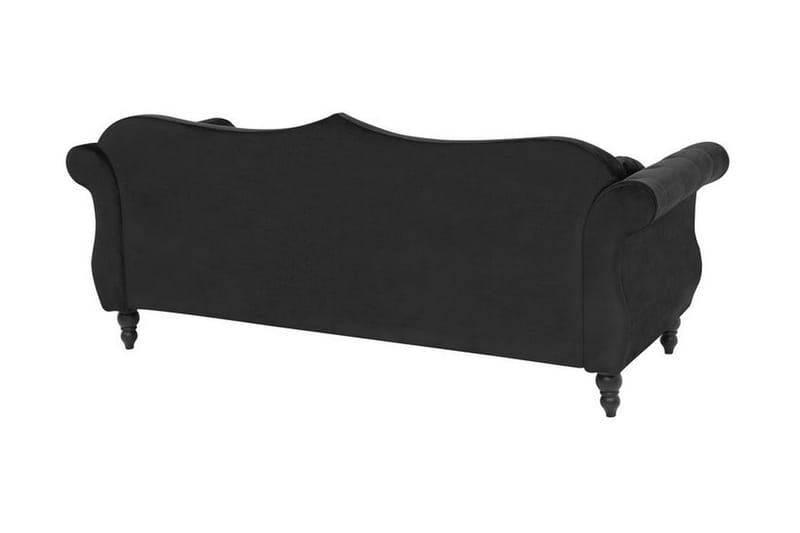 Sofa 3-seters Skien - Svart - Møbler - Sofaer - 3 seter sofa