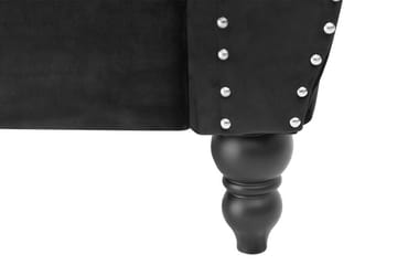 Sofa 3-seters Skien - Svart - Møbler - Sofaer - 3 seter sofa