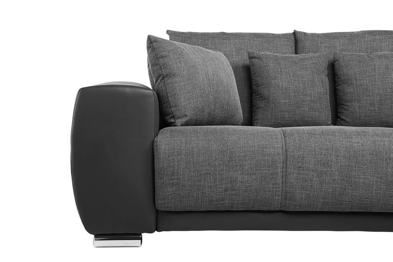 Sofa 3-seters Torpo - Svart - 3 seter sofa