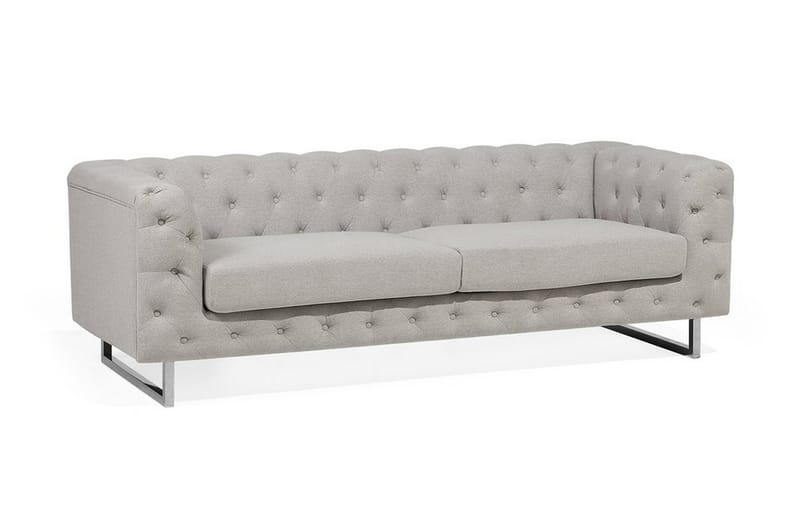 Sofa 3-seters Vissland - Beige | Grå - 3 seter sofa