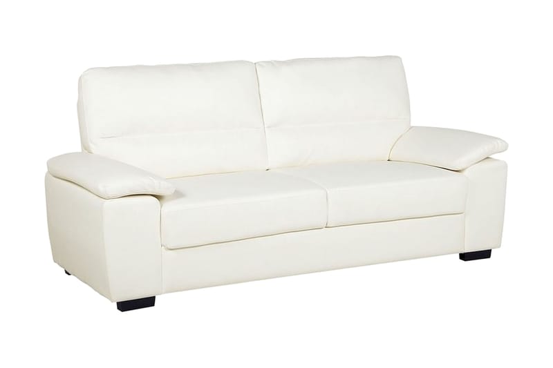 Sofa 3-seters Vogar - Beige | Hvit - Møbler - Sofaer - 3 seter sofa
