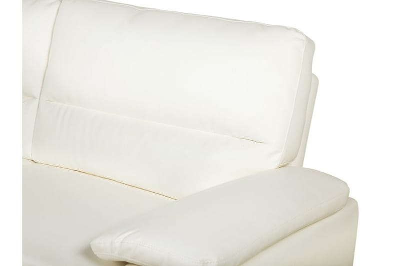 Sofa 3-seters Vogar - Beige | Hvit - Møbler - Sofaer - 3 seter sofa