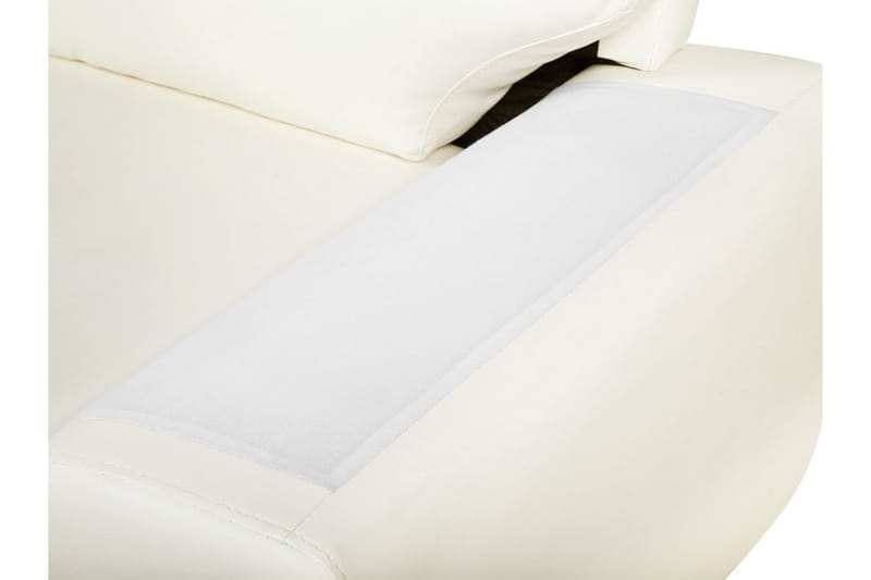 Sofa 3-seters Vogar - Beige | Hvit - Møbler - Sofaer - 3 seter sofa