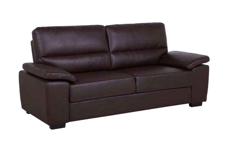 Sofa 3-seters Vogar - Brun - 3 seter sofa