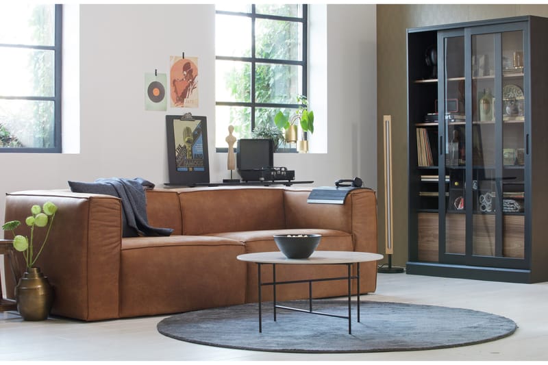 Sofa Cheshunt 3,5-seter - Cognac - Møbler - Sofaer - 3 seter sofa