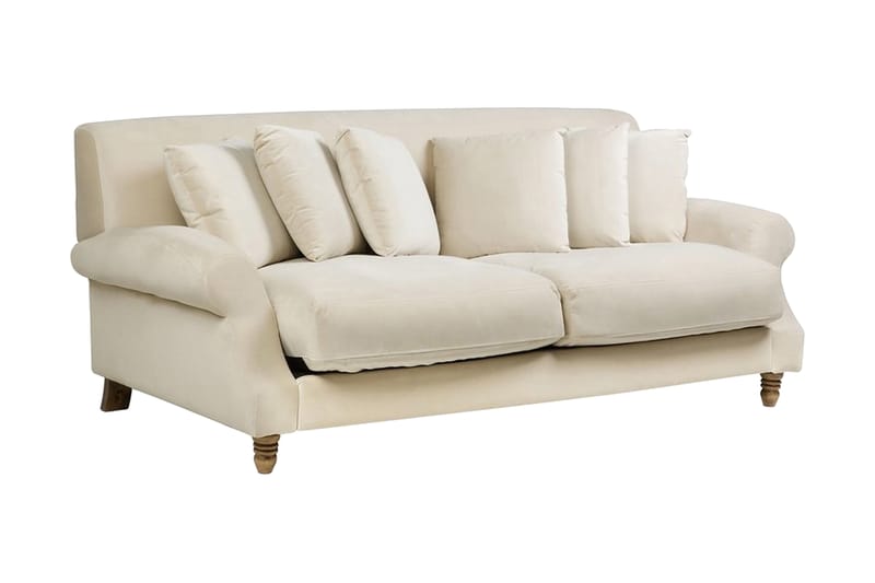 Sofa Eike 2-4 seter - Beige - 3 seter sofa