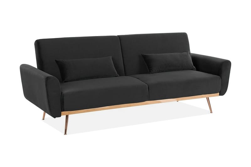 Sofa Eina - Svart - 3 seter sofa