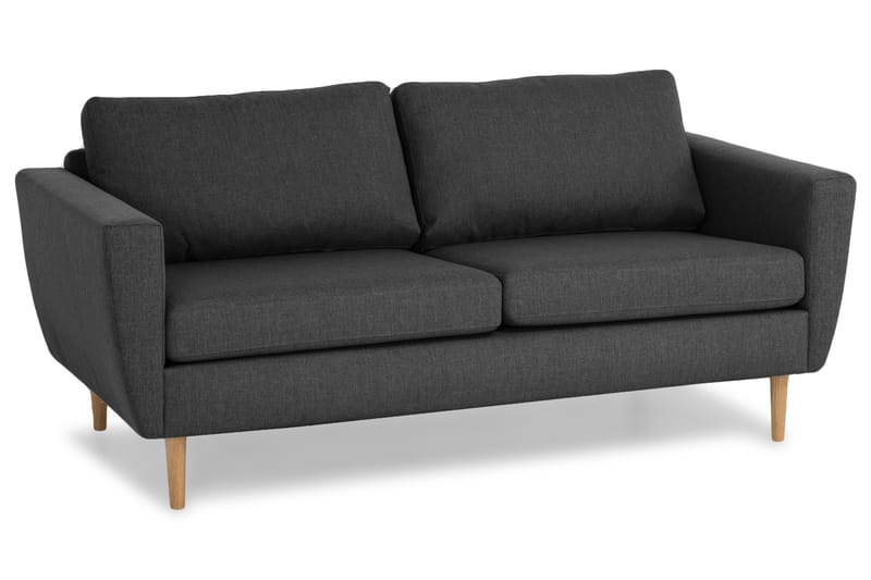 Sofa Hudson 3-seter - Mørkgrå - 3 seter sofa