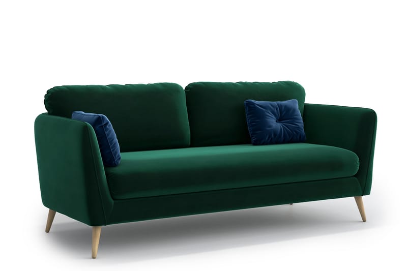 Sofa Joesph 3-seter - Grønn - 3 seter sofa