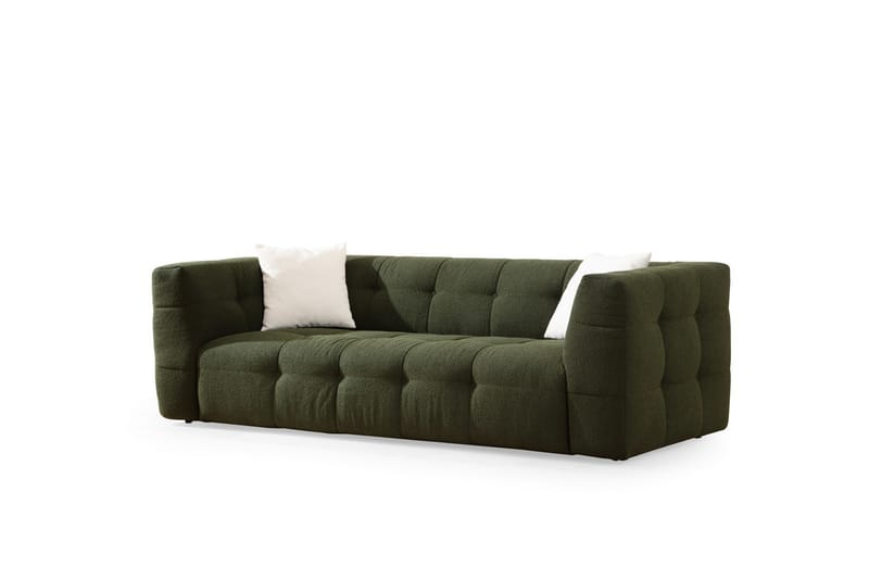 Sofa Manato 3-seter - Grønn - 3 seter sofa