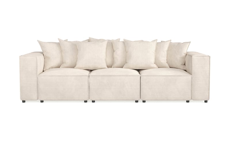 Sofa Narender 3-seters - Beige - 3 seter sofa