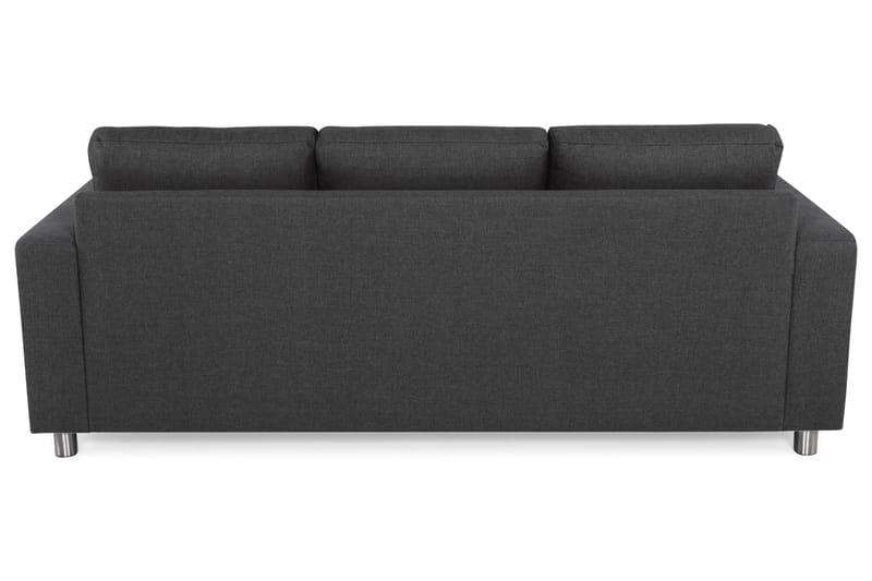 Sofa Nevada 3-seter - Antrasitt - 3 seter sofa