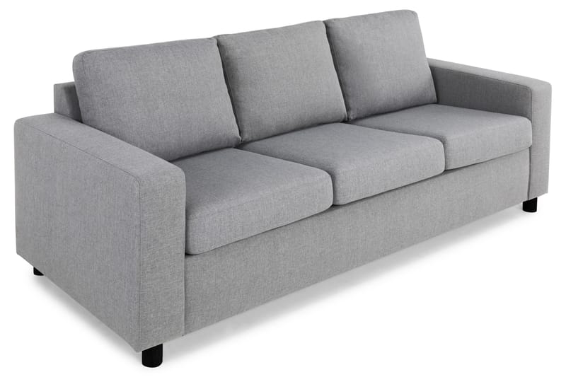 Sofa Nevada 3-seter - Lysgrå - 3 seter sofa