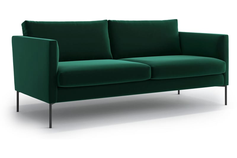 Sofa Nordquist 3-sits - Grønn - 3 seter sofa