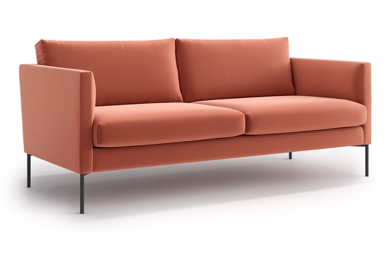 Sofa Nordquist 3-sits - Rosa - 3 seter sofa