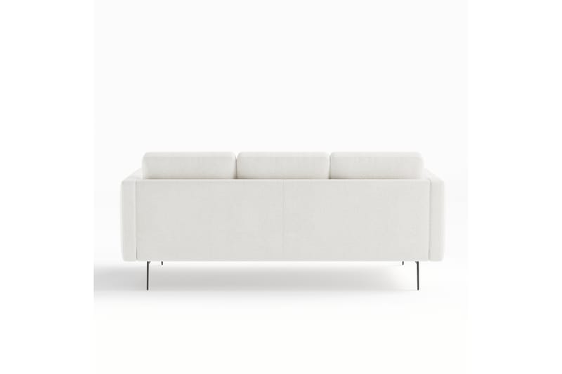 Sofa Samella 3-seters - Hvit - 3 seter sofa
